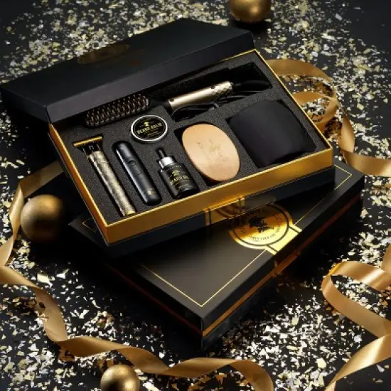 Fathers Day Gifts LoveryMen Beard Grooming Kit - 15pc Luxury Beard Care image {3}