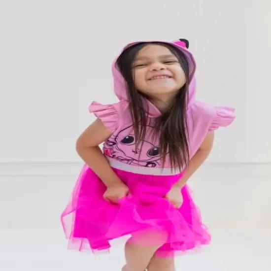 Dreamworks Gabby's Dollhouse Pandy Paws Girls Mesh Cosplay Tulle Dress Toddler image {1}