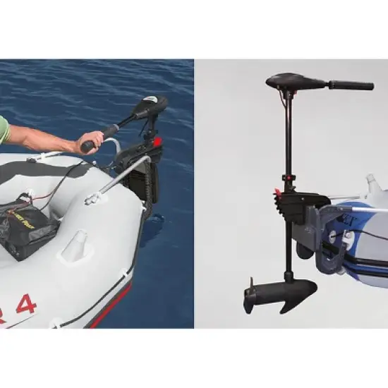 INTEX 12V Transom Mount Boat Eight Speed Trolling Motor | 68631E image {2}