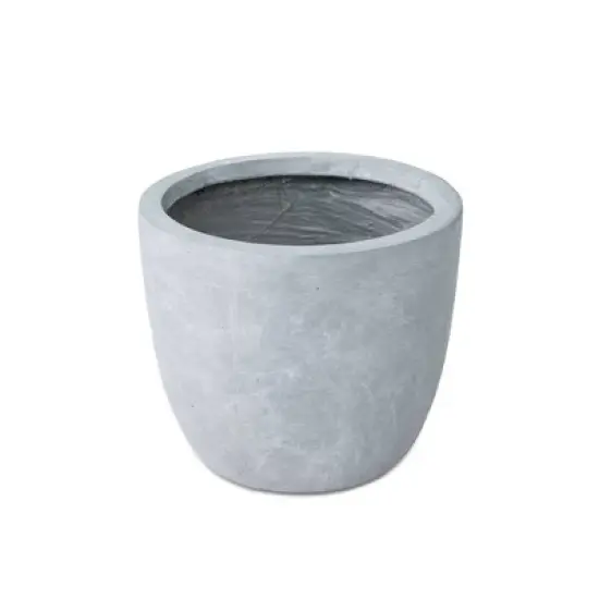Rosemead Home & Garden, Inc. Concrete Outdoor Planter Pot Gray 14"x14" image {10}