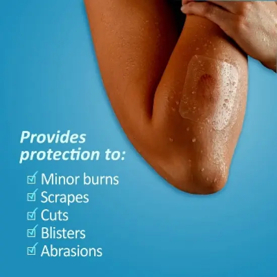 Nexcare Tegaderm Waterproof Transparent Dressing Bandage - 2-3/8 in x 2 3/4 in - 8ct. image {2}