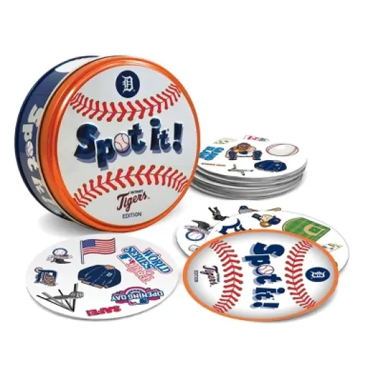 MasterPieces Officially Licensed MLB Detroit Tigers Spot It Game for Kids and Adults image {2}
