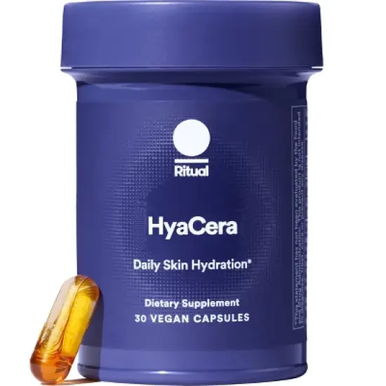 Ritual HyaCera Daily Vegan Skin Hydration Capsules - 30ct image {8}