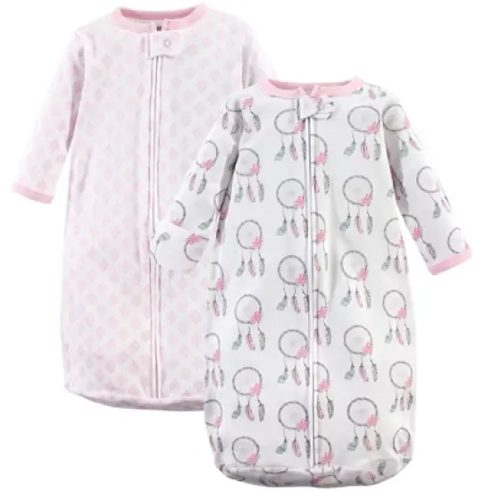 Hudson Baby Infant Girl Cotton Long-Sleeve Wearable Sleeping Bag, Sack, Blanket, Dream Catcher image {3}