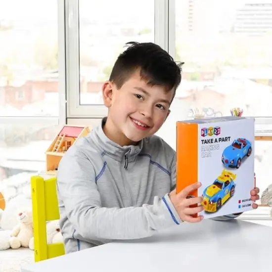 Take Apart Racing Car Toys - Racing Car with Drill, Engine Sounds and Lights - 30 Piece Race Car Take Apart Set - Play22Usa image {4}