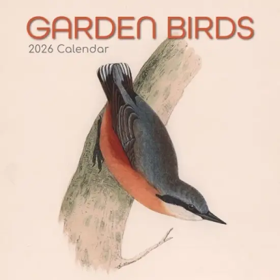 2026 Square Wall Calendar, Garden Birds, 16-Month Bird Theme with 180 Reminder Stickers (12x12 In) image {4}