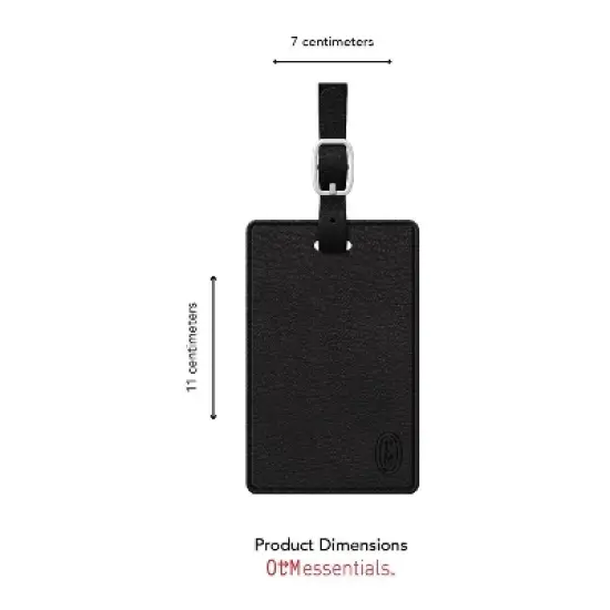 NCAA LSU Tigers OTM Essentials Luggage Tag - Black image {2}