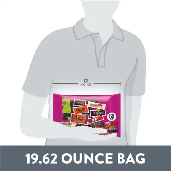 HERSHEY'S Chocolate Assorted Halloween Candy Miniatures - 19.62oz/60pc image {6}