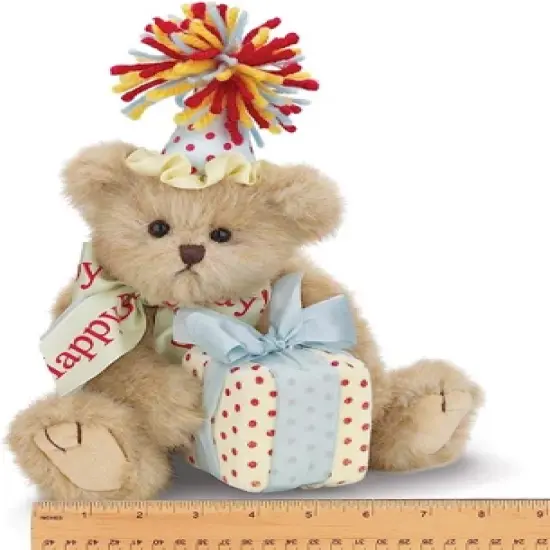 Bearington Happy Birthday Plush Suffed Animal Teddy Bear, 10" image {1}
