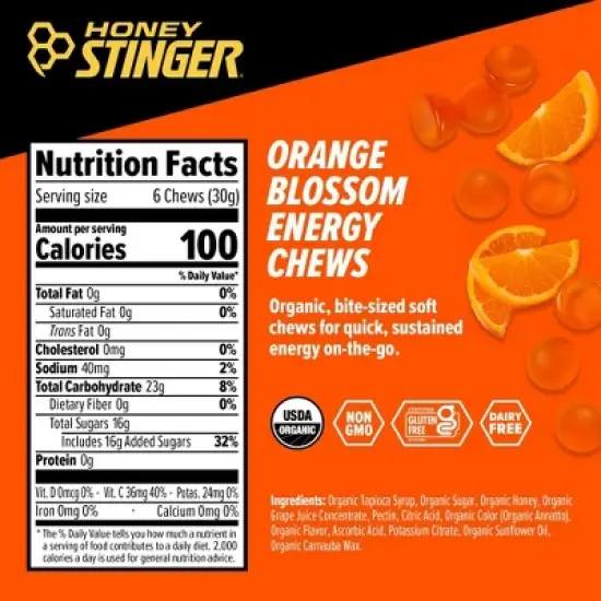 Orange Blossom Energy Chews Box of 12 image {2}