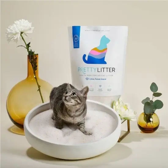 PrettyLitter Lotus Flower Cat Litter - 8lbs image {2}