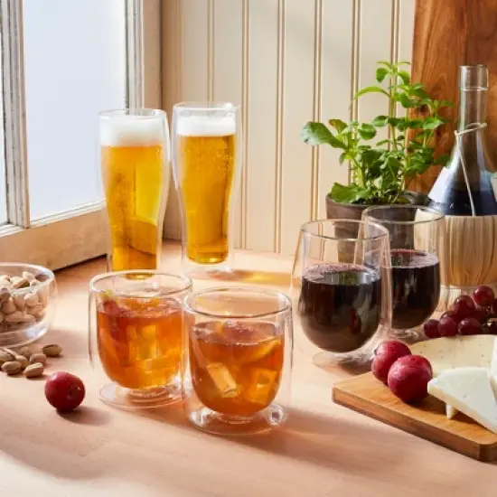 ZWILLING Sorrento 6-pc Double-Wall Entertaining Glassware Set image {1}