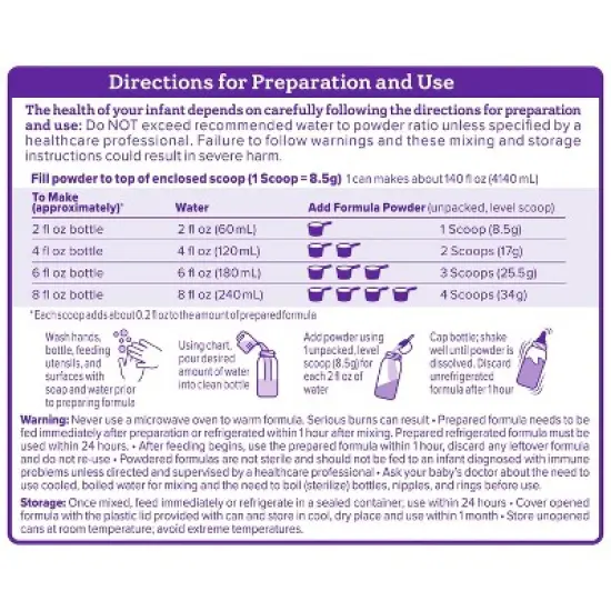 Baby's Only Organic Gentle Powder Infant Formula - 21oz image {3}