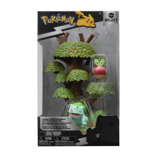 Pok&eacute;mon Select Summer Forest Environment Playset with Bulbasaur and Applin Mini Figures image {2}