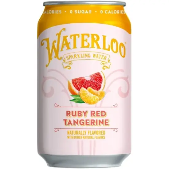 Waterloo Ruby Red Tangerine Sparkling Water - 8pk/12 fl oz Cans image {1}