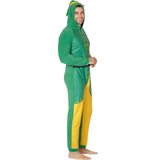 INTIMO Elf The Movie Mens Buddy The Elf One Piece Costume Pajama Set image {3}