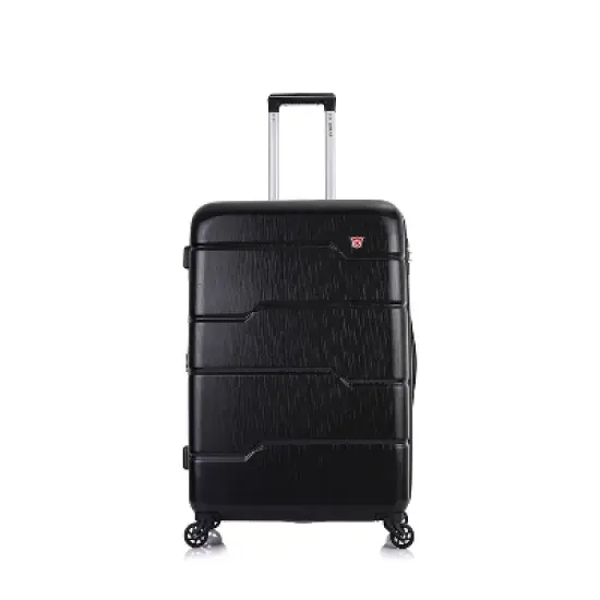 DUKAP Rodez Lightweight Hardside Carry On Spinner Suitcase - Black image {1}