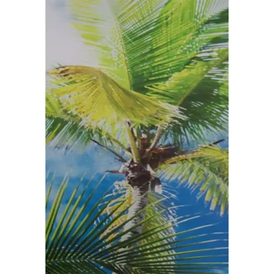 Legacy Decor Canvas Room Divider Double - Sided Digital Print Virgin Islands Beach Design image {4}