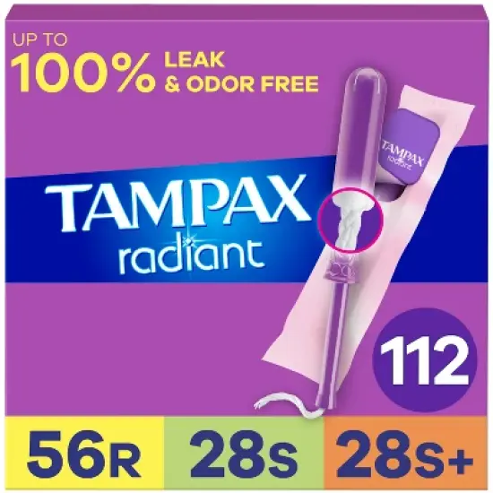 Tampax Radiant Tampons - Regular/Super/Super Plus - Unscented image {24}