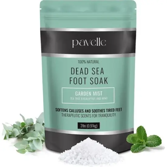 Pavelle Foot Soak Salts, Dead Sea Bath Salts - 2 Lbs. (32 oz) image {6}
