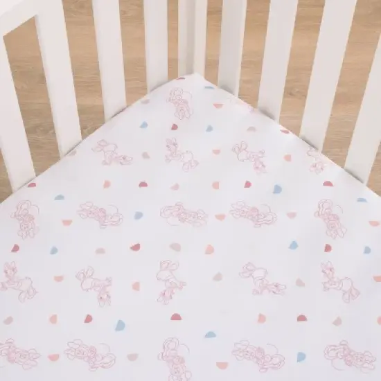 Disney Baby Minnie Mouse Fitted Crib Sheet image {1}
