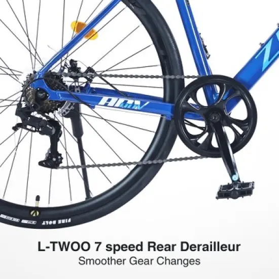 Gulches 700C Road Bike ,7 Speed Road Bike, for Men Women ,Aluminum Alloy Frame image {3}