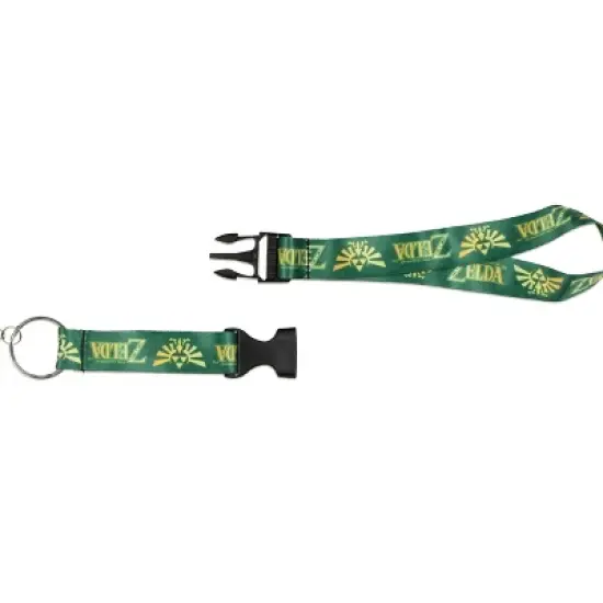 The Legend of Zelda Lanyard Wristlet Triforce Wrist Strap Lanyard For Keys and Wallets image {2}