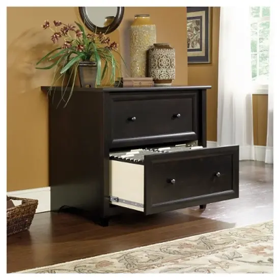 Edge Water Lateral File Cabinet Estate Black - Sauder image {2}