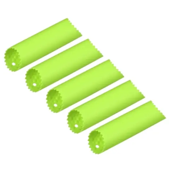 Unique Bargains Kitchen Non-Slip Flexible Silicone Garlic Cloves Skin Remover Peeler 5 Pcs image {9}