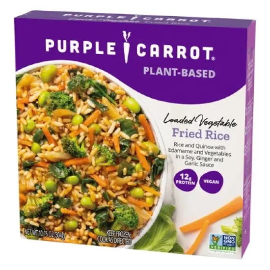 Purple Carrot Vegan Frozen Plant Based Loaded Vegetable Fried Rice - 10.75oz image {1}