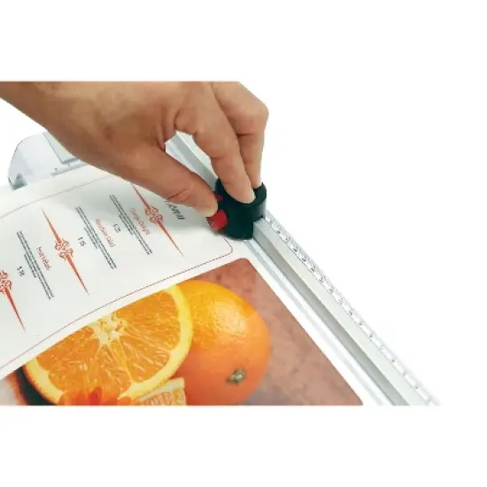 United LT13 Thermal & Cold Laminator with Paper Trimmer and Corner Rounder 13" Width Black/White image {4}