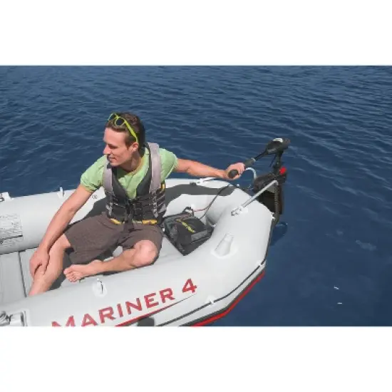 INTEX 12V Transom Mount Boat Eight Speed Trolling Motor | 68631E image {1}