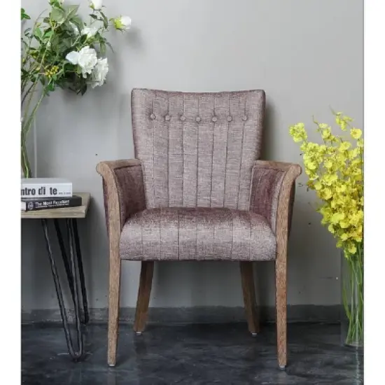 Boraam Claire Accent Armchair Weathered Red image {5}