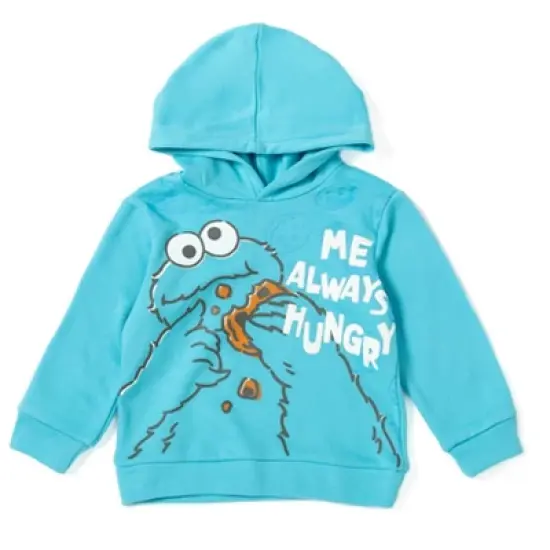 Sesame Street Elmo Cookie Monster Baby Fleece Pullover Hoodie and Pants Outfit Set Infant image {4}