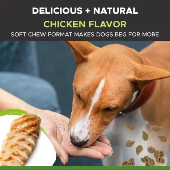 Pet Honesty Scoot Stopper Anal Gland Support Soft Chews for Dogs - Chicken Flavor, 90 Ct image {5}