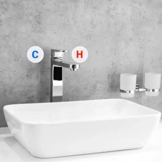 Unique Bargains Acrylic Self-Adhesive Decor Home Hotel C/H Water Label image {3}