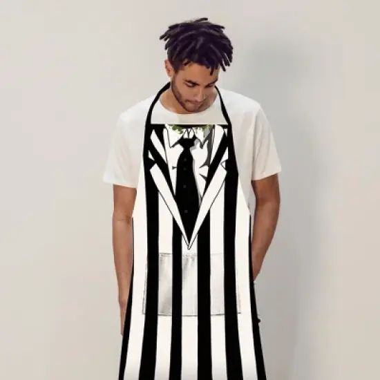 NMR Distribution Beetlejuice Suit Cooking Apron image {2}