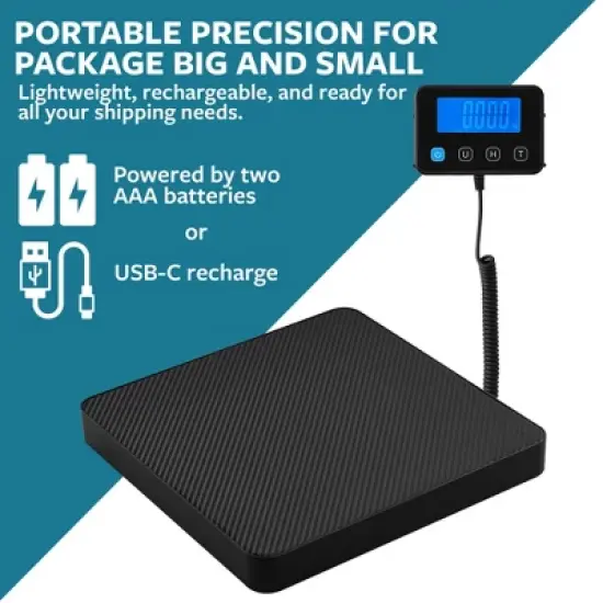 Smart Weigh Digital Shipping Postal Scale - 440lbs Capacity image {6}