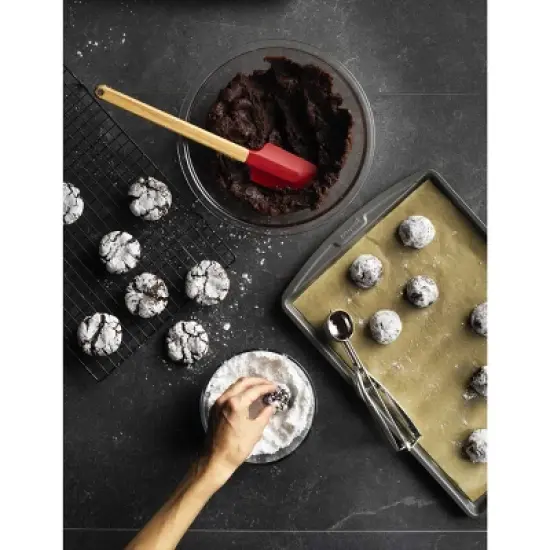 GoodCook 11"x17" Nonstick Steel Cookie Sheet Gray image {5}