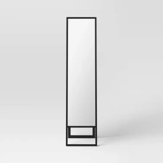 14"x58" Easel Mirror Black - Room Essentials&trade; image {2}