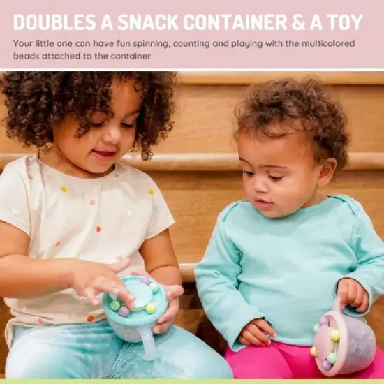 Melii Abacus Snack Container - Blue image {6}