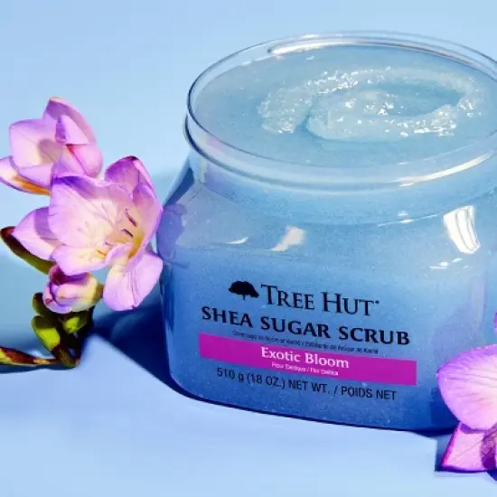 Tree Hut Exotic Bloom Shea Sugar Floral Body Scrub - 18oz image {3}