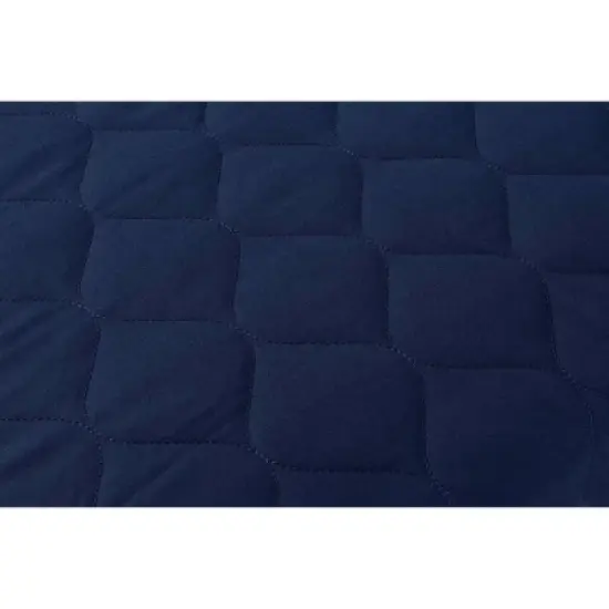 Full 6" Top Mattress Polyester Filled Quilted Blue - Room & Joy image {5}