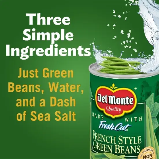 Del Monte French-Style Green Beans 4 pk image {4}