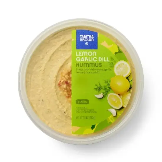 Lemon Garlic Dill Hummus - 10oz - Tabitha Brown for Target image {4}