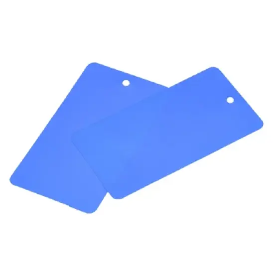 Unique Bargains Blank Waterproof Outdoor Eyelet Hole Plastic Shipping Tags 50 Pcs image {5}
