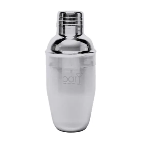 BarY3 Cocktail Shaker, 12 oz Stainless Steel, Silver image {1}