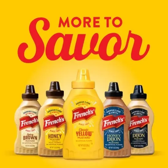 French's Classic Yellow Mustard - 8oz image {9}