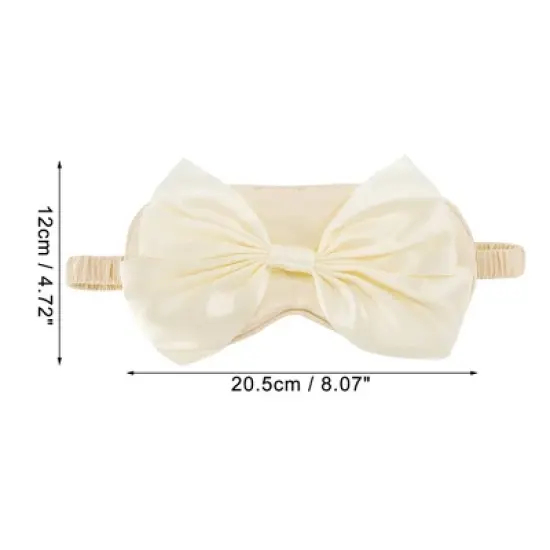 Unique Bargains Breathable Elastic Bow Sleep Mask 1 Pc image {3}