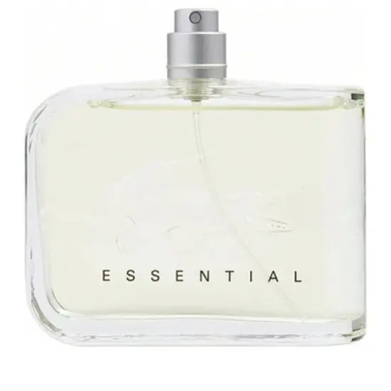 Lacoste Essential By Lacoste Men Tomato Leaf, Tangerine, Bergamot, Cassis, Rose, Pepper, Sandalwood, Patchouli Casual Edt Spray 4.2 Oz *Tester image {1}